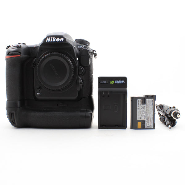 * USED * Nikon D500 Body with Nikon MB-D17 Battery Grip SHUTTER 1782