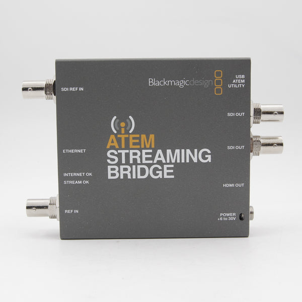 *** OPEN BOX FAIR *** Blackmagic Design ATEM Streaming Bridge for ATEM Mini Pro Streaming Switchers NO POWER CORD