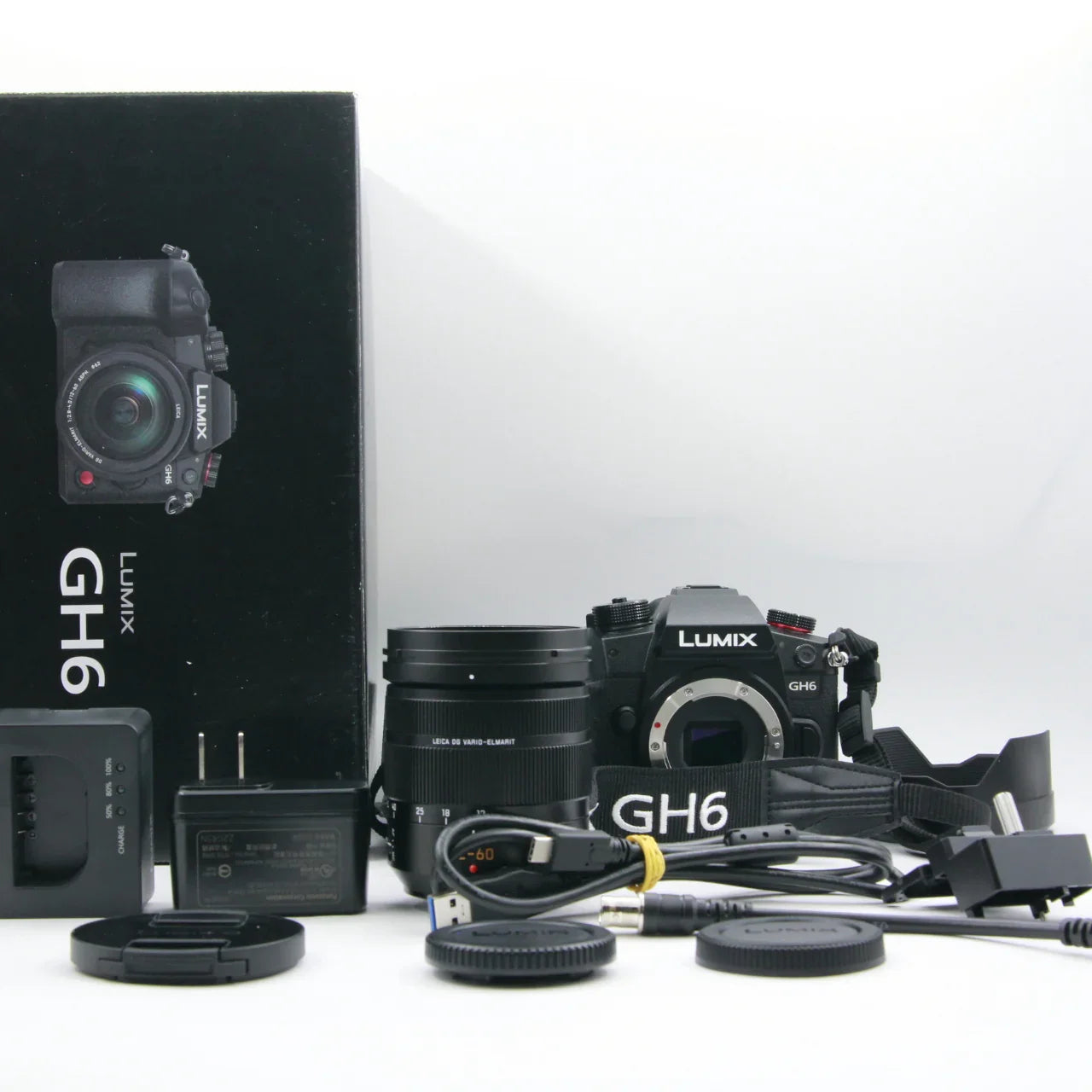 * OPEN BOX GOOD * Panasonic Lumix GH6 Mirrorless Camera with 12-60mm f/2.8-4.0 Leica Lens at PROCAM | procam.com