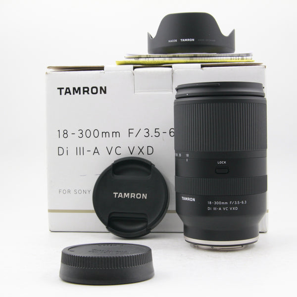 *** OPEN BOX EXCELLENT *** Tamron 18-300mm f/3.5-6.3 Di III-A VC VXD Lens for Sony E