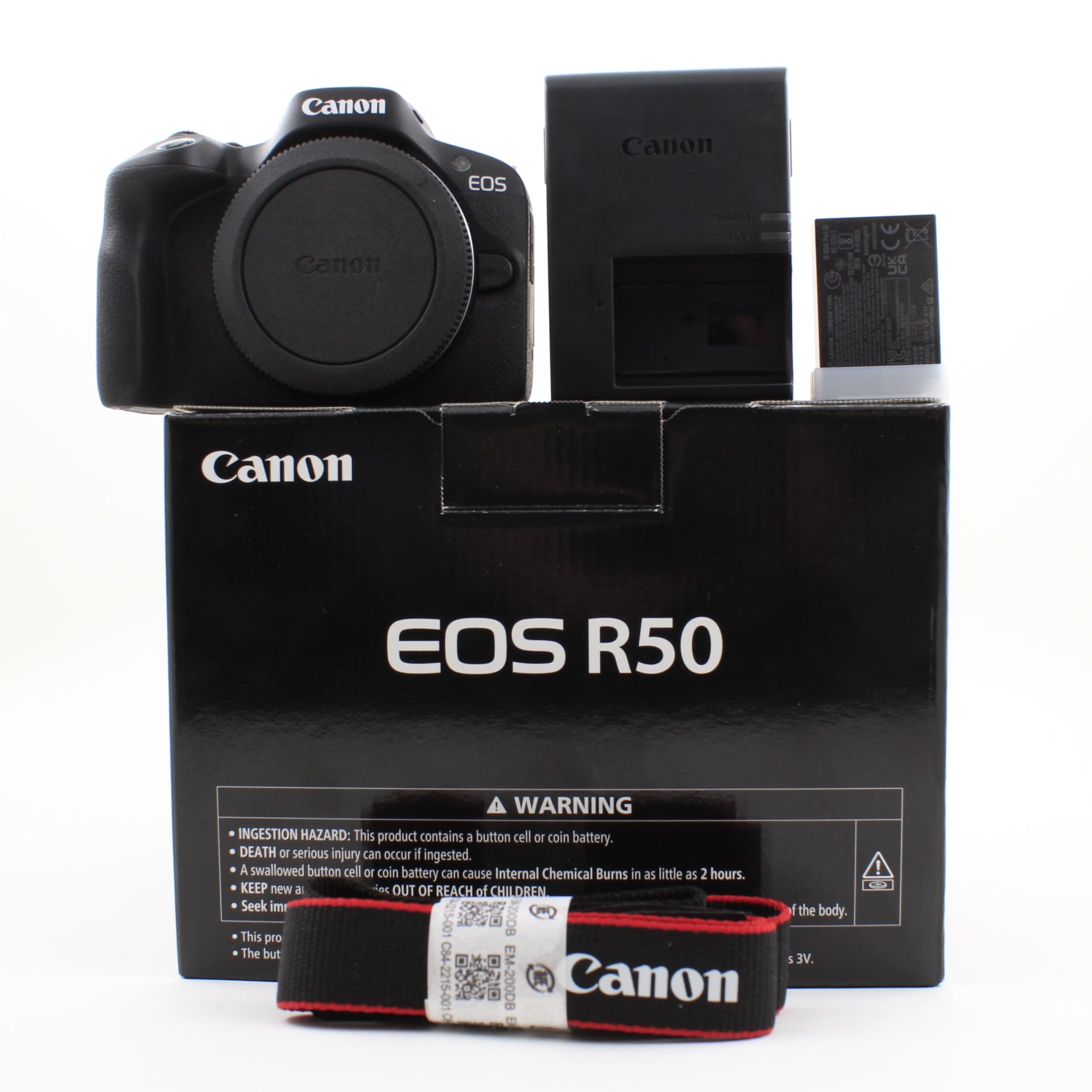 * OPEN BOX EXCELLENT * Canon EOS R50 Mirrorless Camera (Body Only, Black)