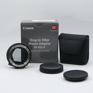 * OPEN BOX EXCELLENT * Canon EF-EOS R Drop-in Filter RF Lens Mount Adapter with Drop-in Circular Polarizing Filter A at PROCAM | procam.com