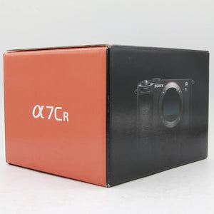 * OPEN BOX EXCELLENT * Sony Alpha a7CR Mirrorless Digital Camera (Body Only, Black) at PROCAM | procam.com