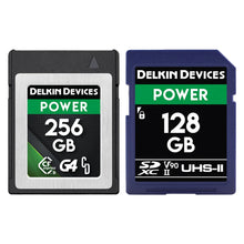 Delkin Devices 256GB POWER CFexpress Type B G4 & 128GB POWER UHS-II (V90) SDXC Memory Cards Bundle