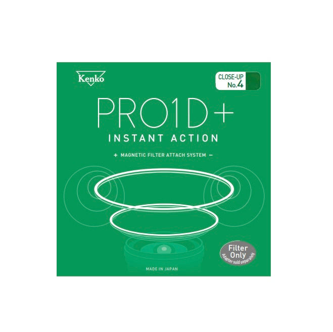Kenko PRO1D+ Instant Action Close-Up No.4 Filter - 77mm