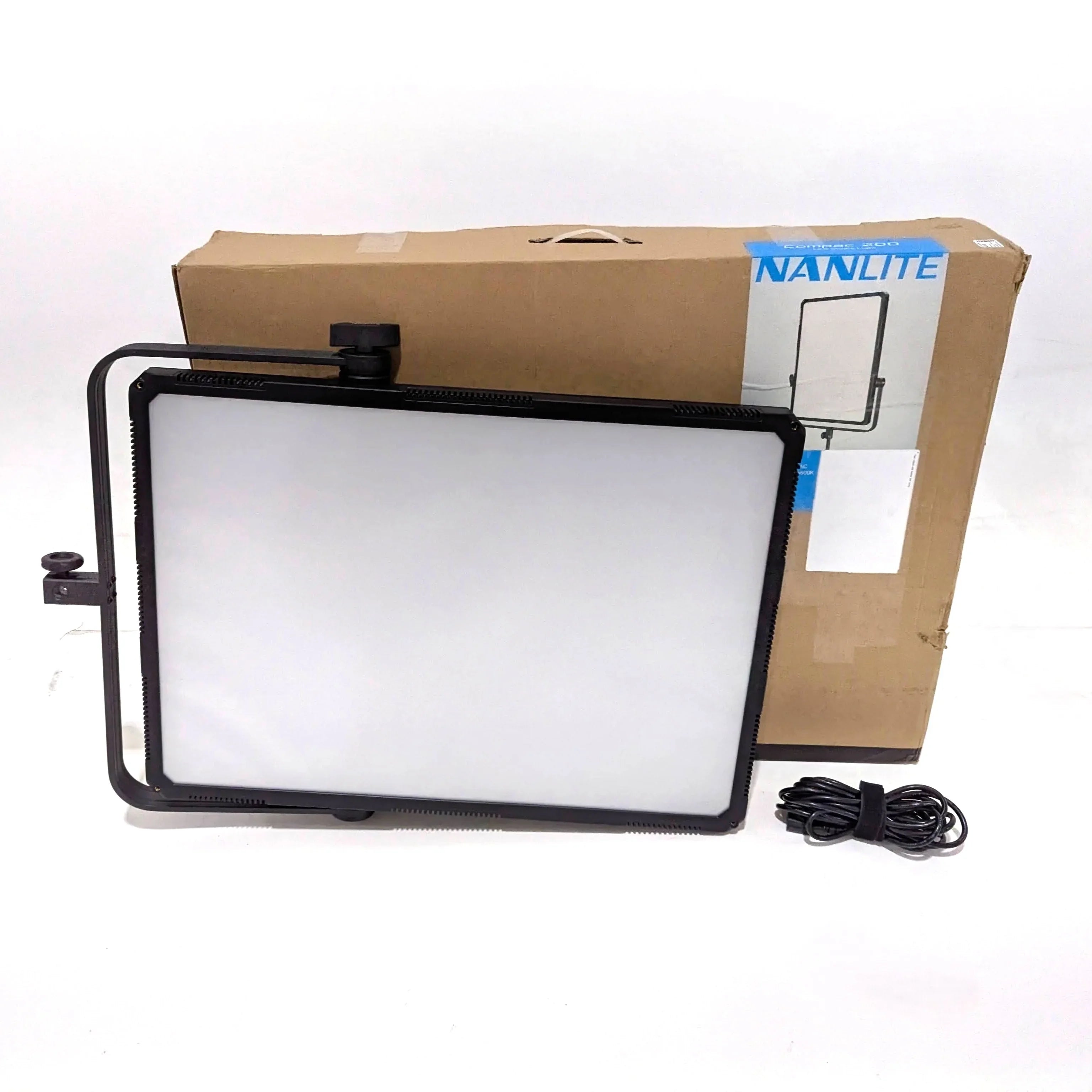 * OPEN BOX EXCELLENT * NanLite Compac 200 Dimmable 5600K Slim Soft Light Studio LED Panel at PROCAM | procam.com
