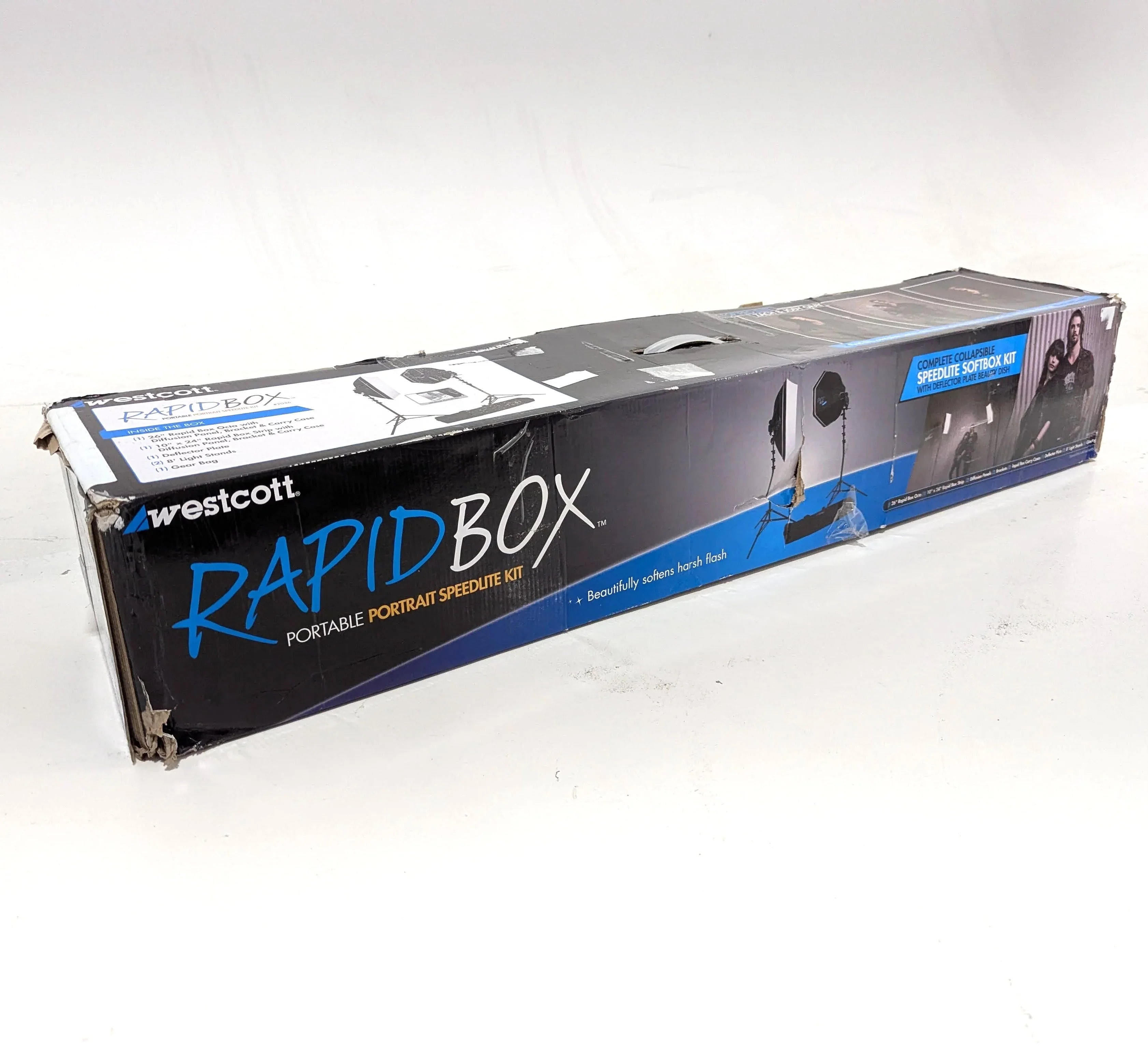 * OPEN BOX EXCELLENT * Westcott Rapid Box 2-Light Speedlite Kit at PROCAM | procam.com