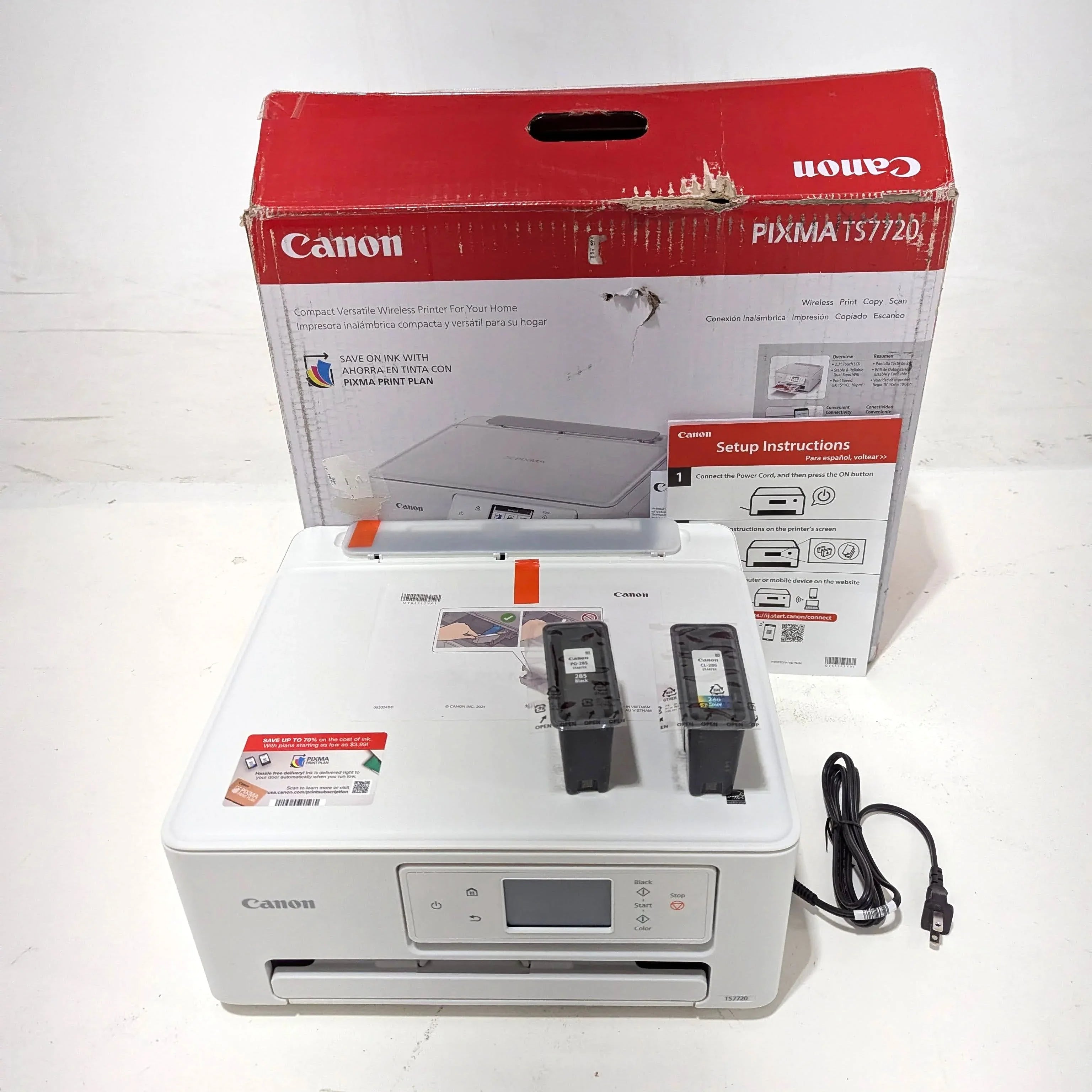 * OPEN BOX EXCELLENT * Canon PIXMA TS7720 Wireless All-in-One Inkjet Printer at PROCAM | procam.com