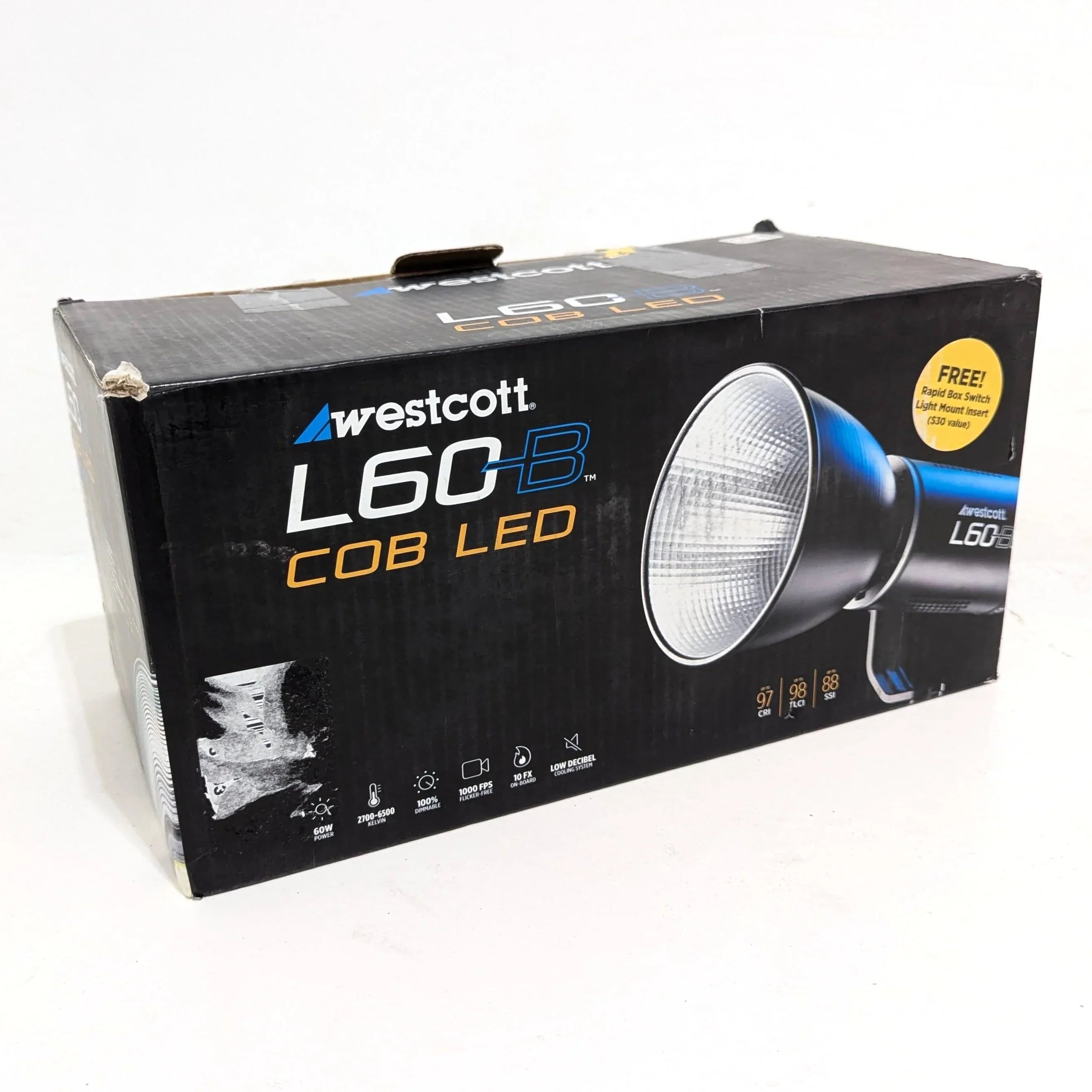 * OPEN BOX GOOD * Westcott L60-B COB Bi-Color LED Video Light at PROCAM | procam.com