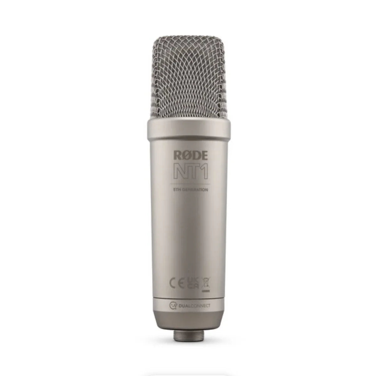 RODE NT1 5th Generation Large-Diaphragm Cardioid Condenser XLR/USB Microphone (Silver) at PROCAM | procam.com