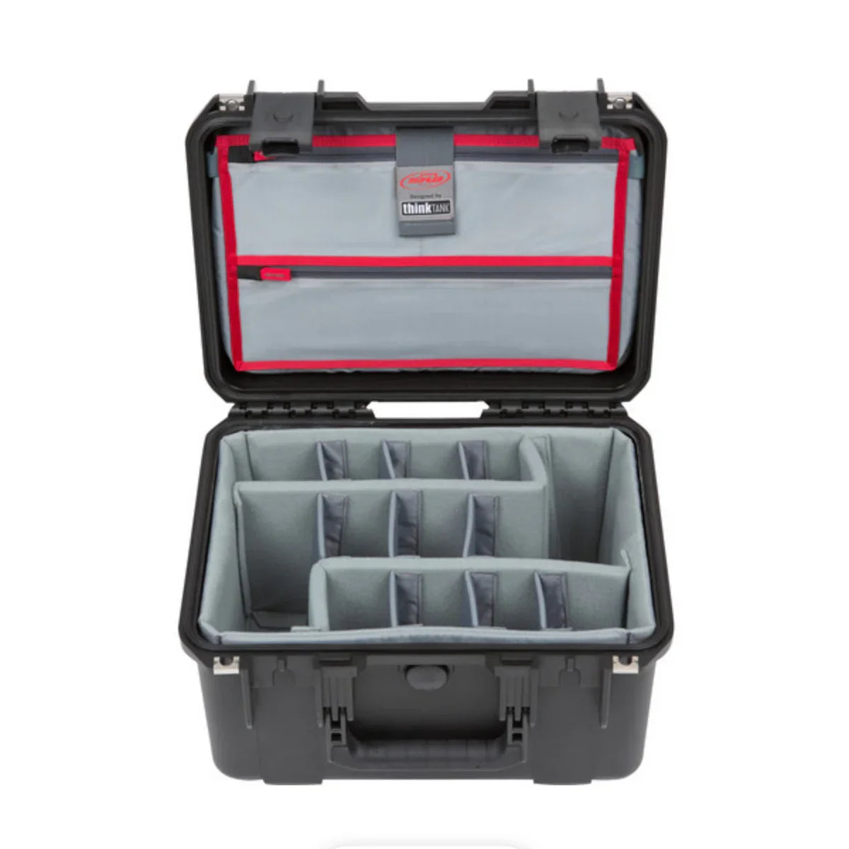 SKB iSeries 1510-9 Waterproof Utility Case with Foam Dividers and Lid Organizer (Black) at PROCAM | procam.com
