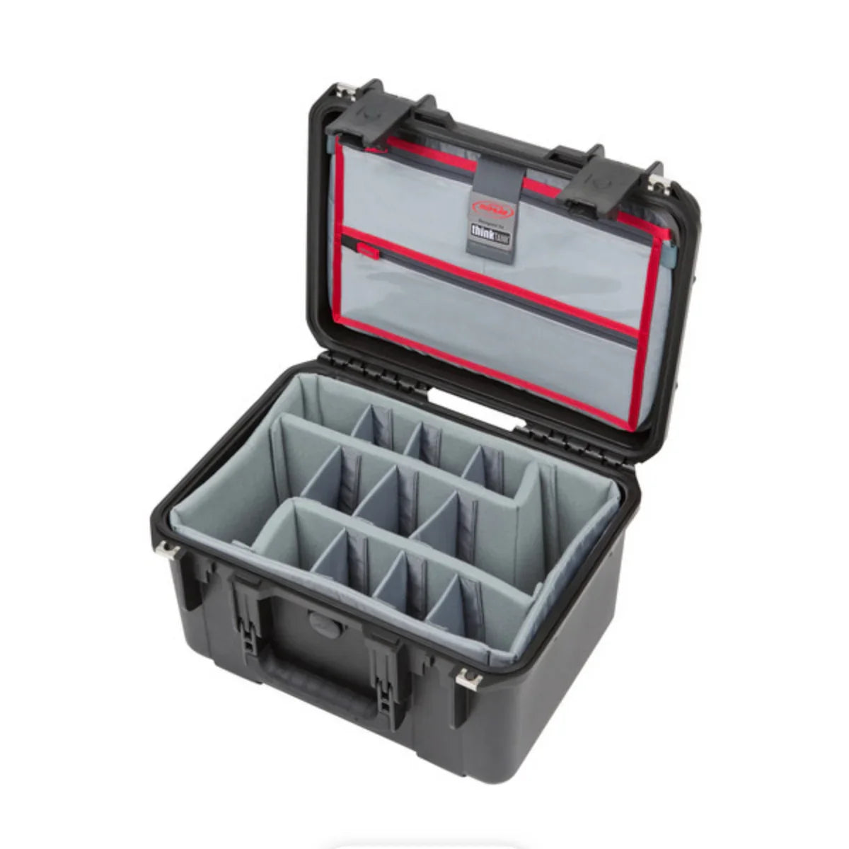 SKB iSeries 1510-9 Waterproof Utility Case with Foam Dividers and Lid Organizer (Black) at PROCAM | procam.com