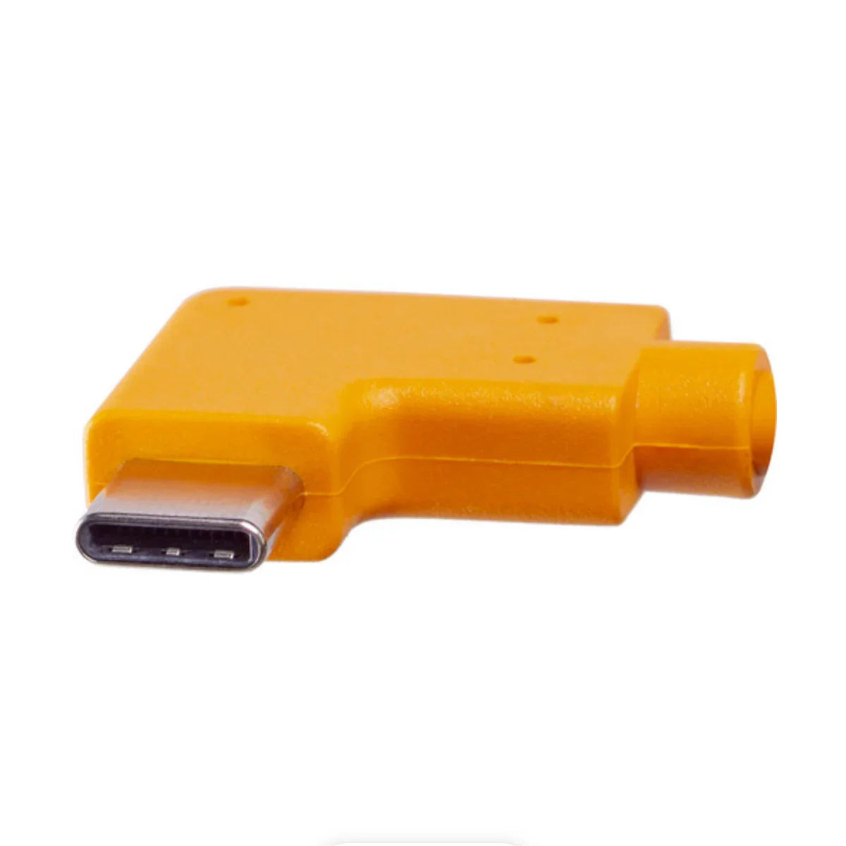 Tether Tools 20" TetherPro USB 3.0 Type-A to C Right Angle Adapter Cable (High-Visibilty Orange) at PROCAM | procam.com