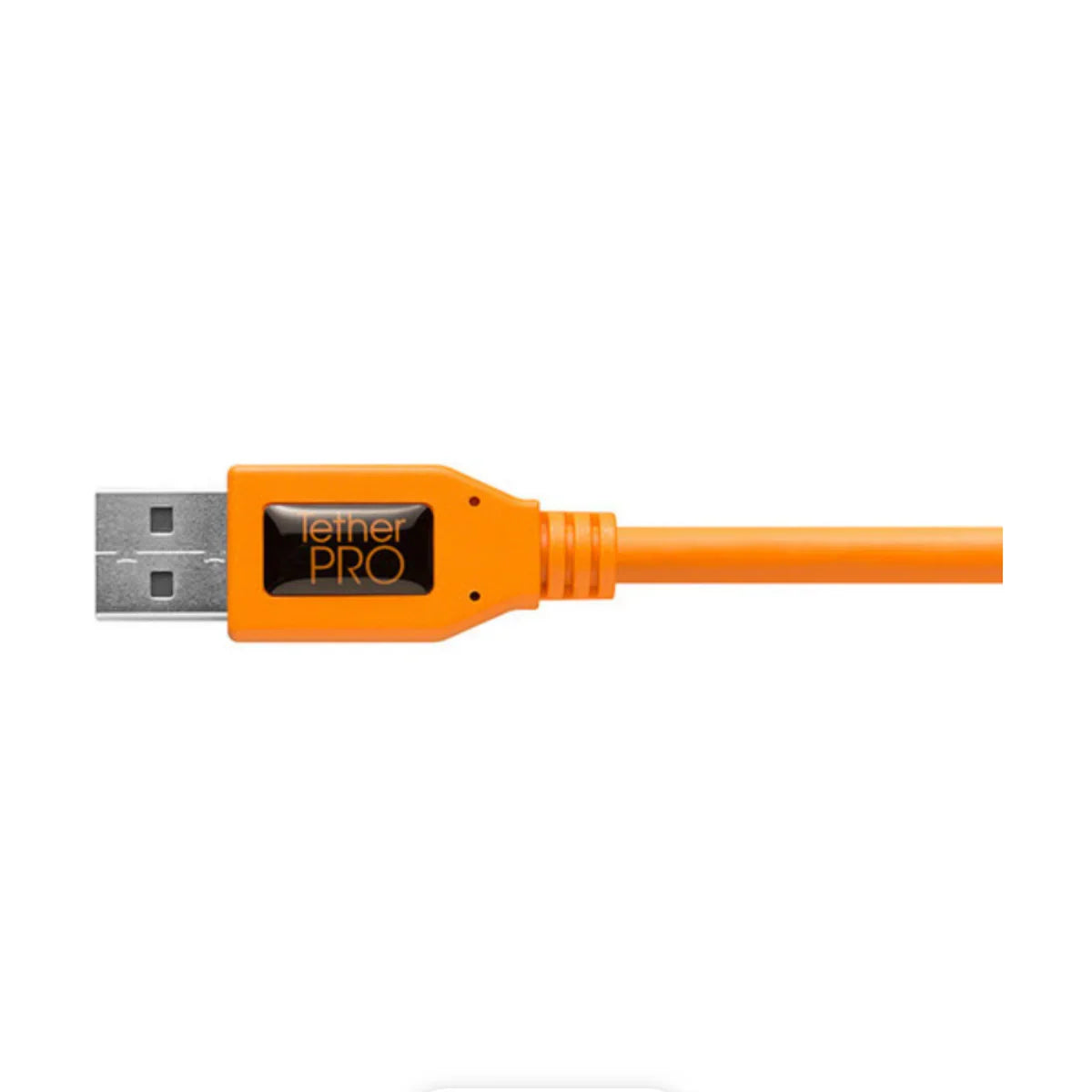 Tether Tools 20" TetherPro USB 3.0 Type-A to C Right Angle Adapter Cable (High-Visibilty Orange) at PROCAM | procam.com