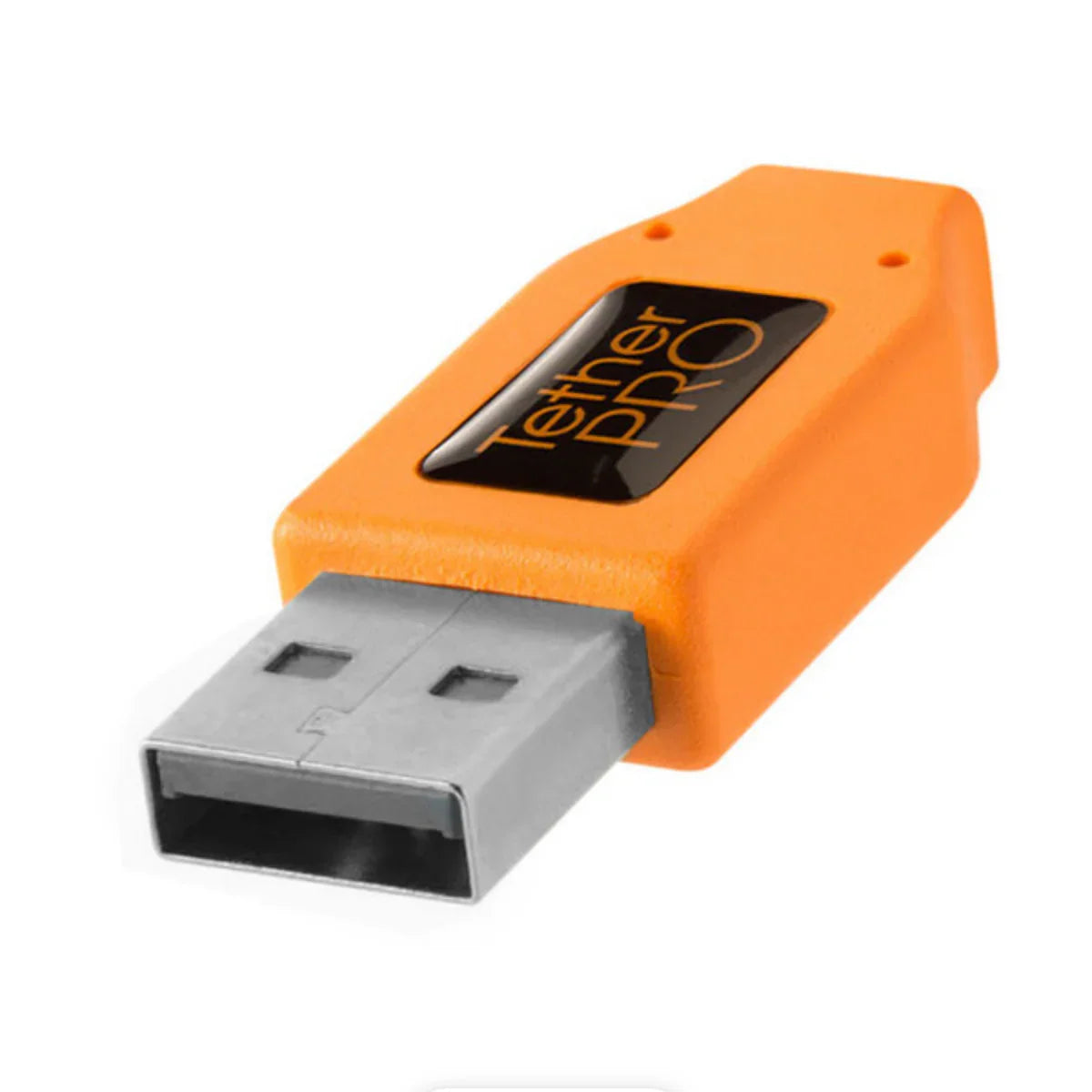 Tether Tools 20" TetherPro USB 3.0 Type-A to C Right Angle Adapter Cable (High-Visibilty Orange) at PROCAM | procam.com