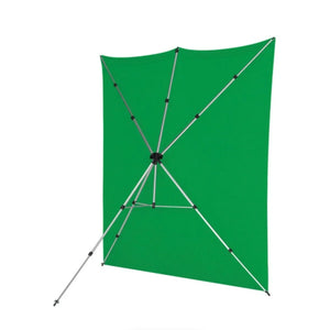 Westcott X-Drop Pro Fabric Backdrop Kit (Chroma-Key Green Screen, 8 x 8') at PROCAM | procam.com