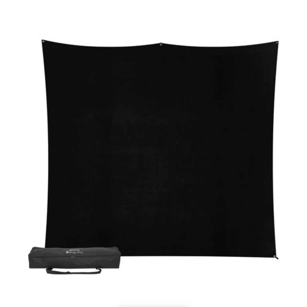 Westcott X-Drop Pro Fabric Backdrop Kit (Rich Black, 8 x 8') at PROCAM | procam.com