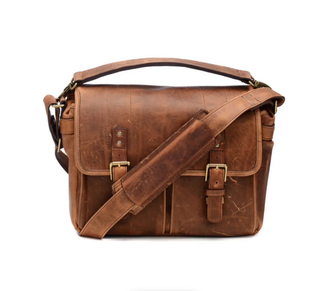 ONA Prince Street Leather Camera Messenger Bag (Antique Cognac) at PROCAM | procam.com