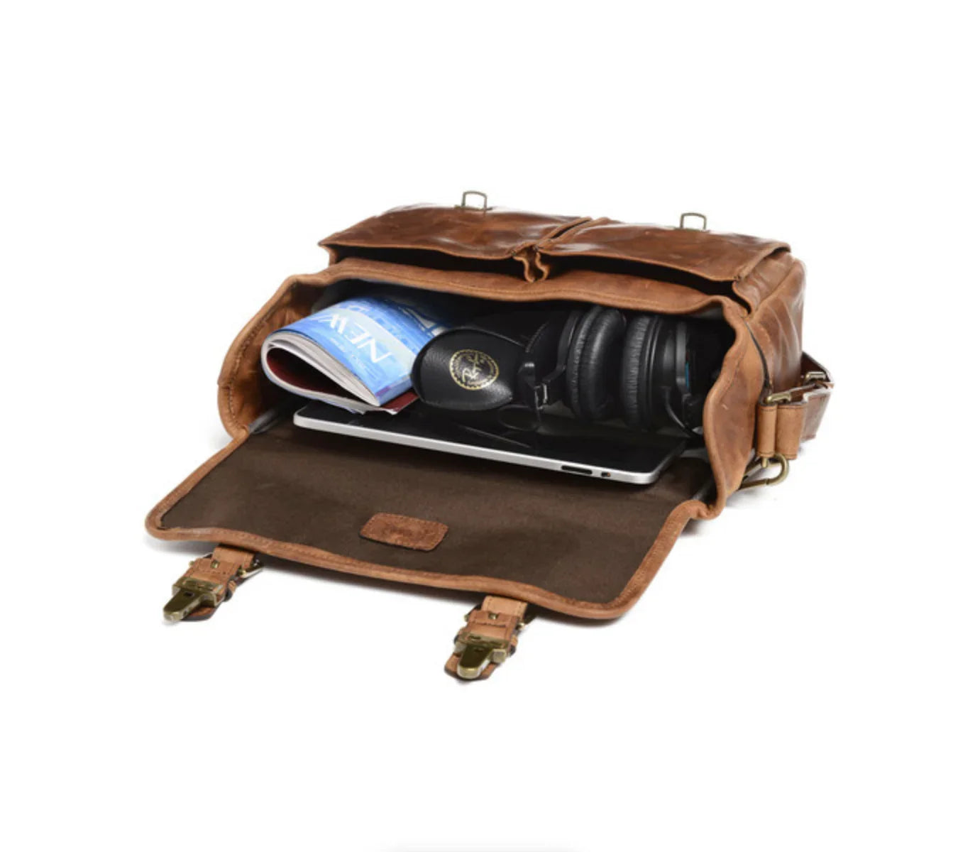 ONA Prince Street Leather Camera Messenger Bag (Antique Cognac) at PROCAM | procam.com