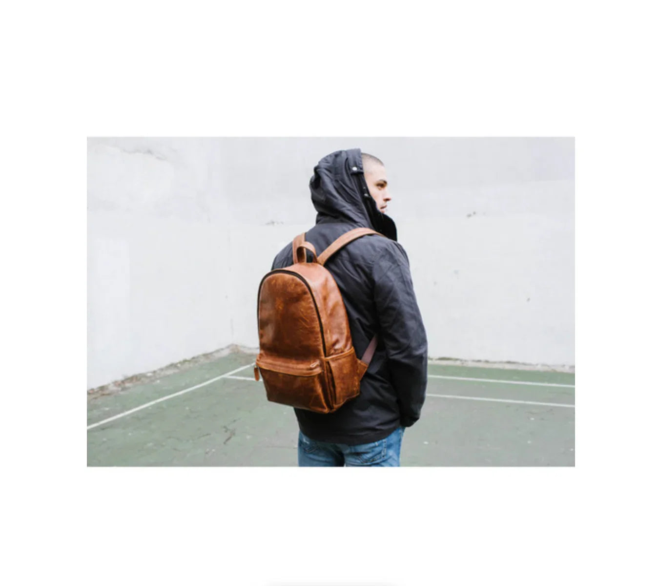 ONA Clifton Leather Camera and Everyday Backpack (Antique Cognac) at PROCAM | procam.com