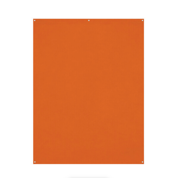 Westcott Wrinkle-Resistant Backdrop - Tiger Orange (5' x 7')