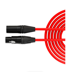 RODE XLR Male to Female Cable - 19.7' (Red) at PROCAM | procam.com
