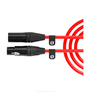 RODE XLR Male to Female Cable - 9.8' (Red) at PROCAM | procam.com