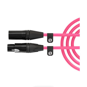 RODE XLR Male to Female Cable - 9.8' (Pink) at PROCAM | procam.com