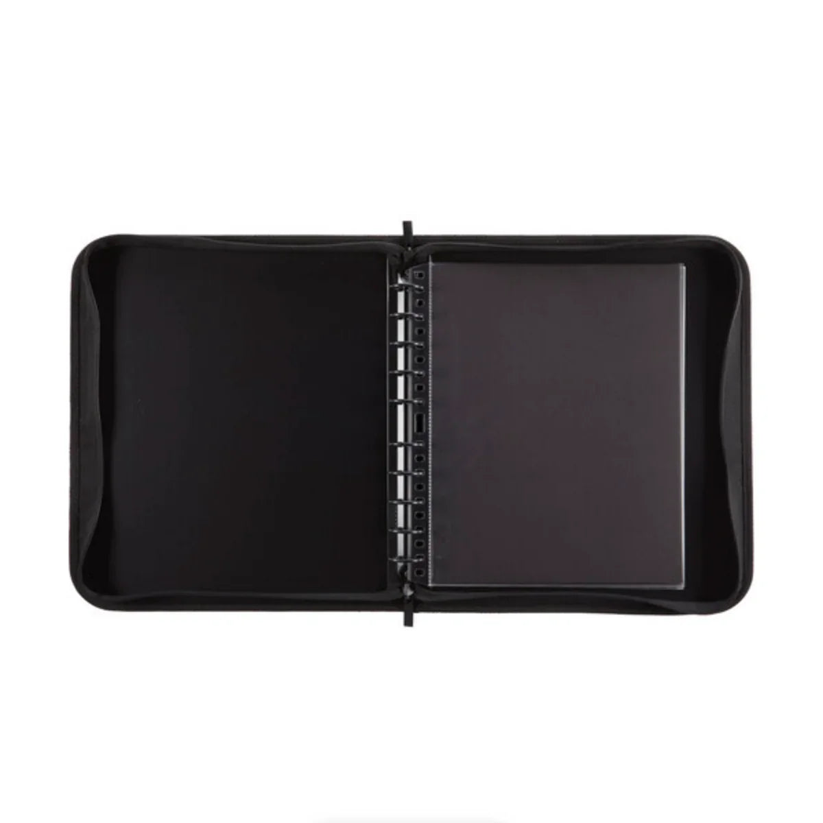Itoya ProFolio Zipper Binder for 8.5 x 11" Media (Black) at PROCAM | procam.com