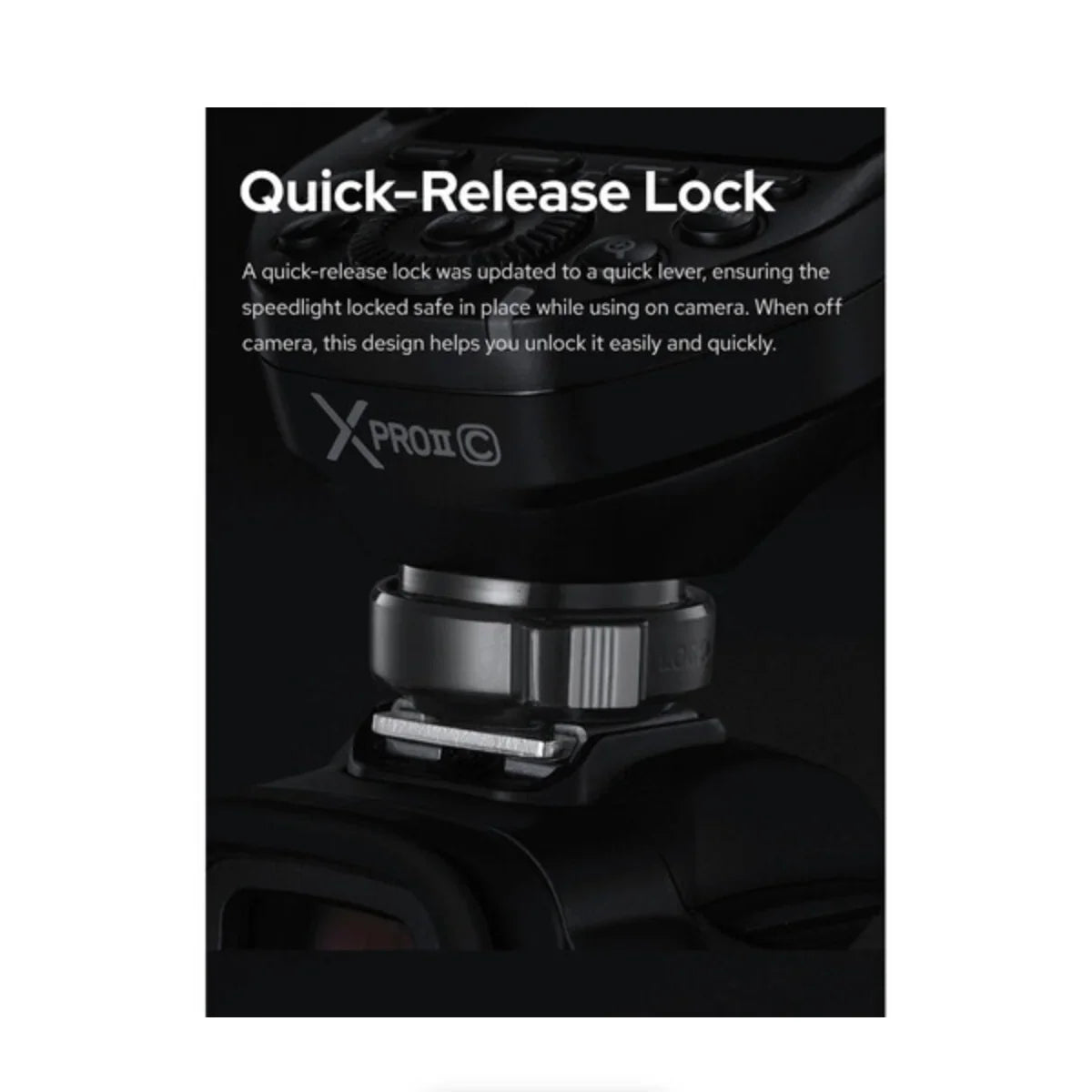 Godox XPro II TTL Wireless Flash Trigger for Canon Cameras at PROCAM | procam.com