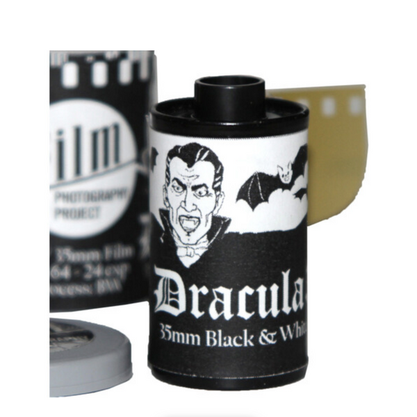 Film Photography Project DRACULA 64 B&W Negative Film (35mm Roll Film, 24 Exposures)