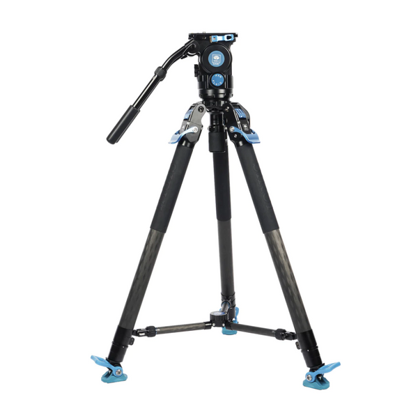Sirui SVT75 Rapid System One-Step Releasing Video Tripod Pro with SVH15 Video Fluid Head Kit