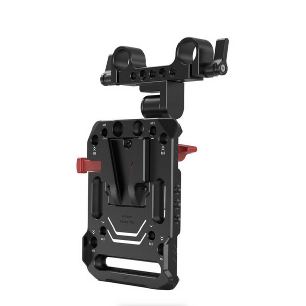 SmallRig V-Lock Battery Plate with 15mm Rod Clamp & Adjustable Arm