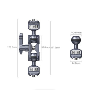 SmallRig Magic Arm with Dual Ball Heads (1/4"-20 Screws) at PROCAM | procam.com
