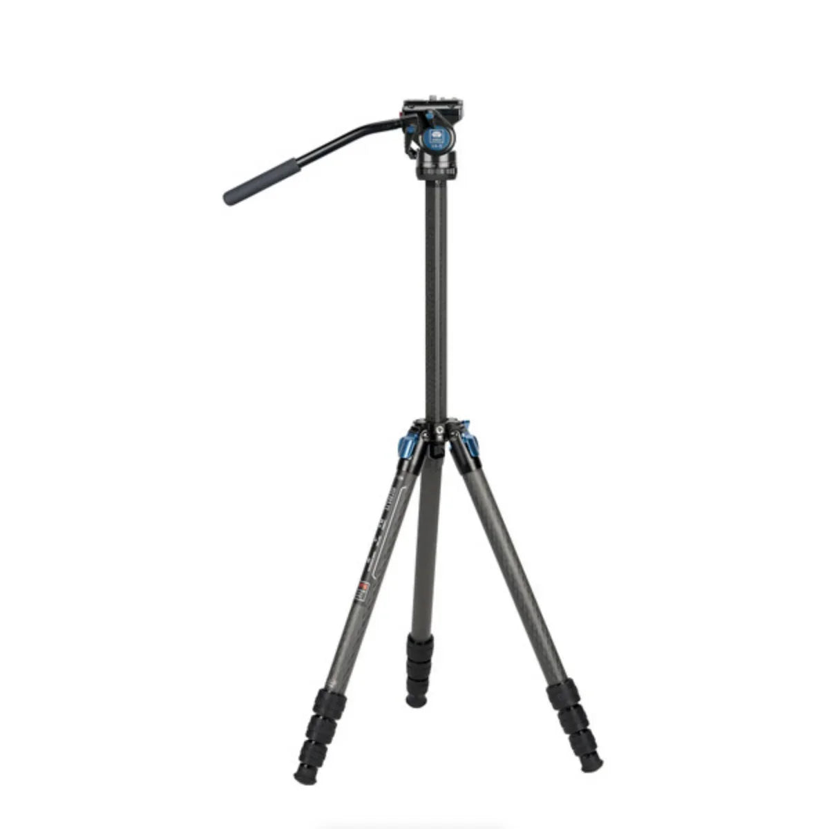 Sirui Standard Series 4-Section Carbon Fiber Tripod Kit with Ultracompact Video Head at PROCAM | procam.com