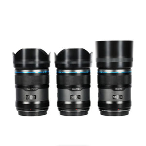 Sirui Sniper f/1.2 Autofocus 3-Lens Kit (Sony E, Black) at PROCAM | procam.com