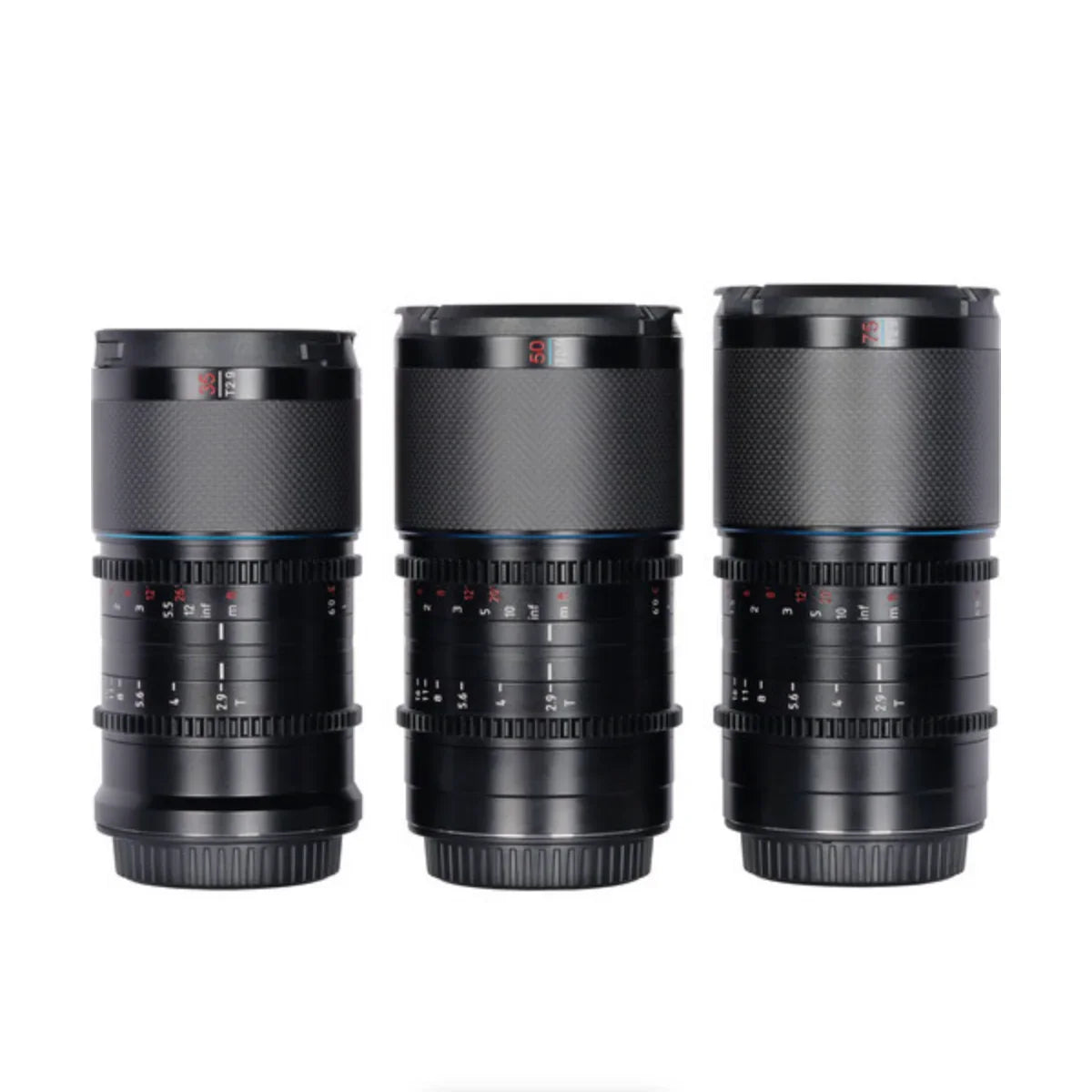 Sirui Sniper f/1.2 Autofocus 3-Lens Kit (Sony E, Black) at PROCAM | procam.com
