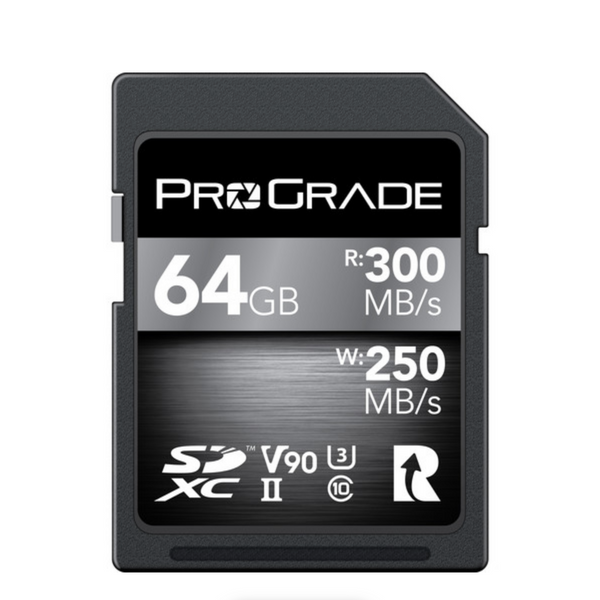 ProGrade Digital SDXC UHS-II V90 Cobalt Memory Card - 64GB