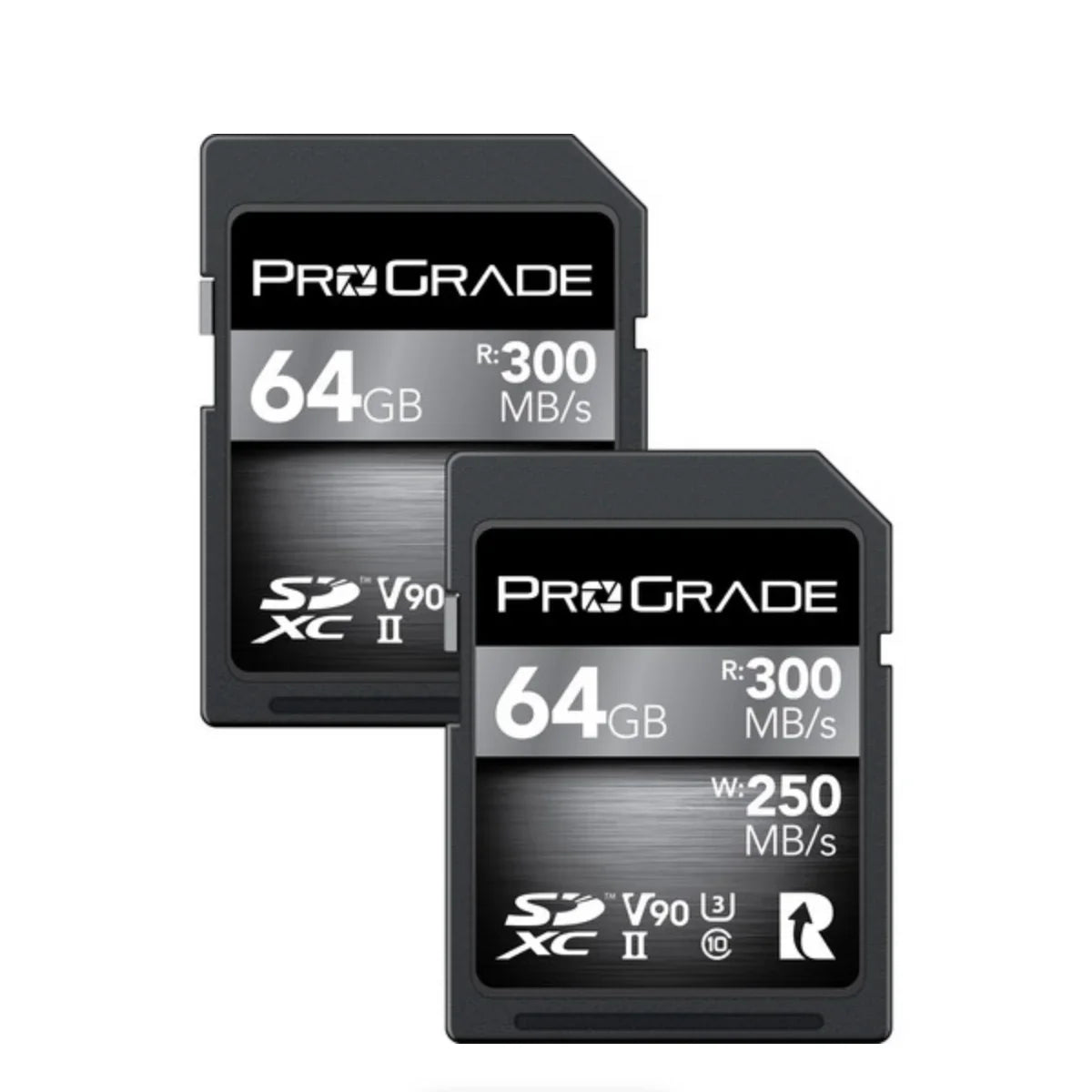 ProGrade Digital SDXC UHS-II V90 Cobalt Memory Card - 64GB (2-Pack) at PROCAM | procam.com