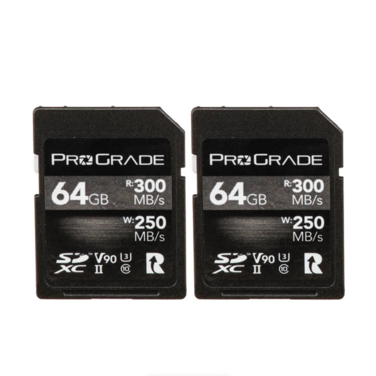 ProGrade Digital SDXC UHS-II V90 Cobalt Memory Card - 64GB (2-Pack) at PROCAM | procam.com