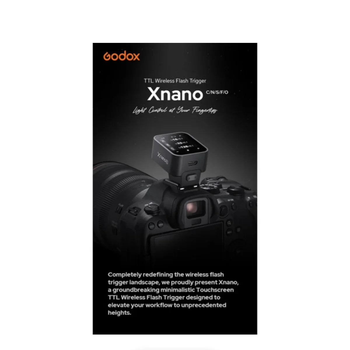 Godox X3 S Touchscreen TTL Wireless Flash Trigger for Sony at