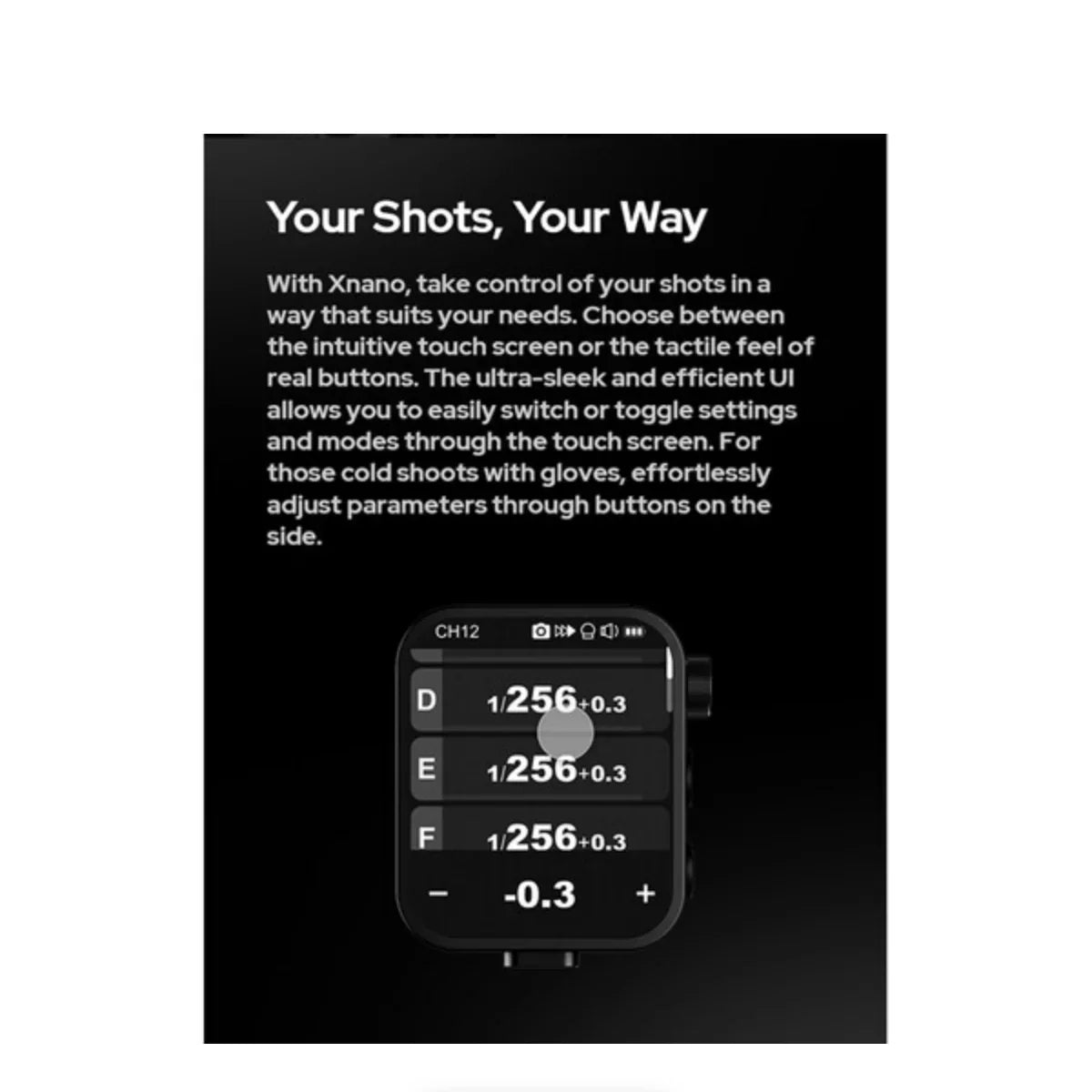 Godox X3 O Touchscreen TTL Wireless Flash Trigger for Olympus/Panasonic at PROCAM | procam.com