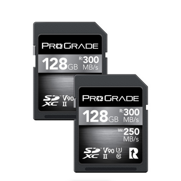 ProGrade Digital SDXC UHS-II V90 Cobalt Memory Card - 128GB (2-Pack)