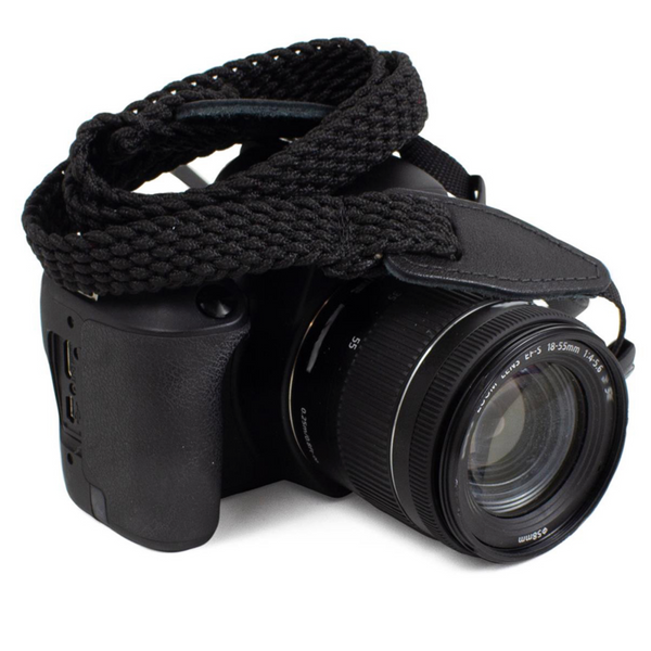 Perri's Leathers Ltd. BRAIDED Camera Strap (Black)