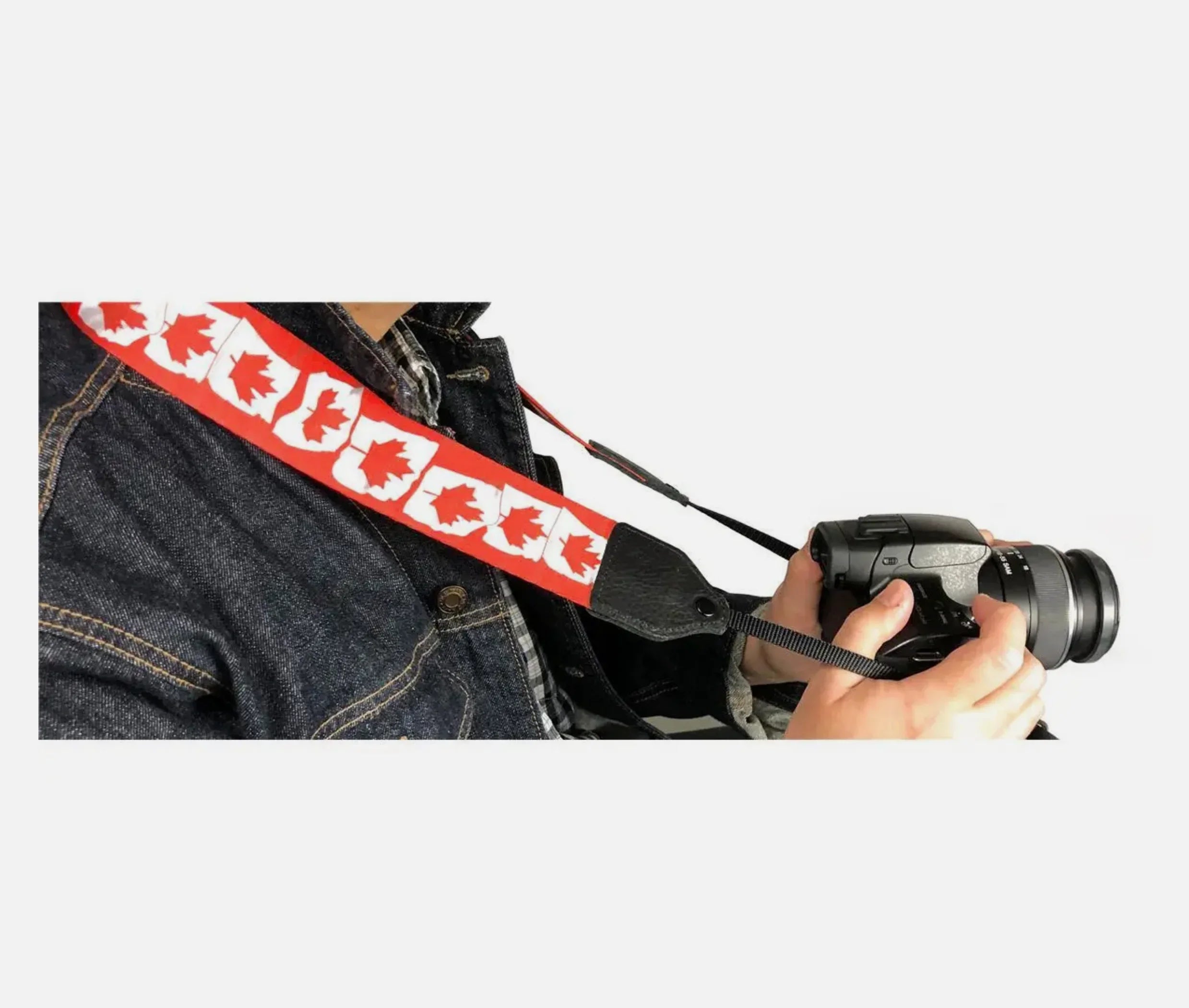Perri's Leathers Ltd. 2" Polyester Camera Strap (Canada Flag) at PROCAM | procam.com