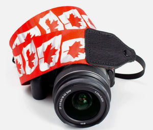 Perri's Leathers Ltd. 2" Polyester Camera Strap (Canada Flag) at PROCAM | procam.com