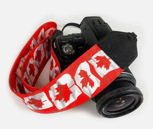 Perri's Leathers Ltd. 2" Polyester Camera Strap (Canada Flag) at PROCAM | procam.com