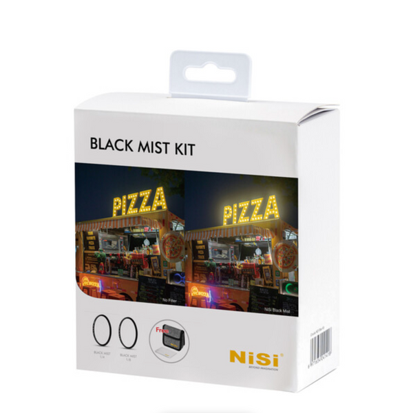 NiSi 72mm Black Mist 1/4 and 1/8 Filter Kit with Case