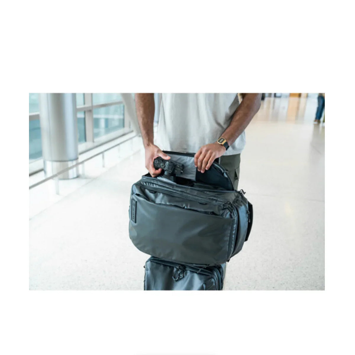 WANDRD Transit Travel Backpack (Black, 45L) at PROCAM | procam.com