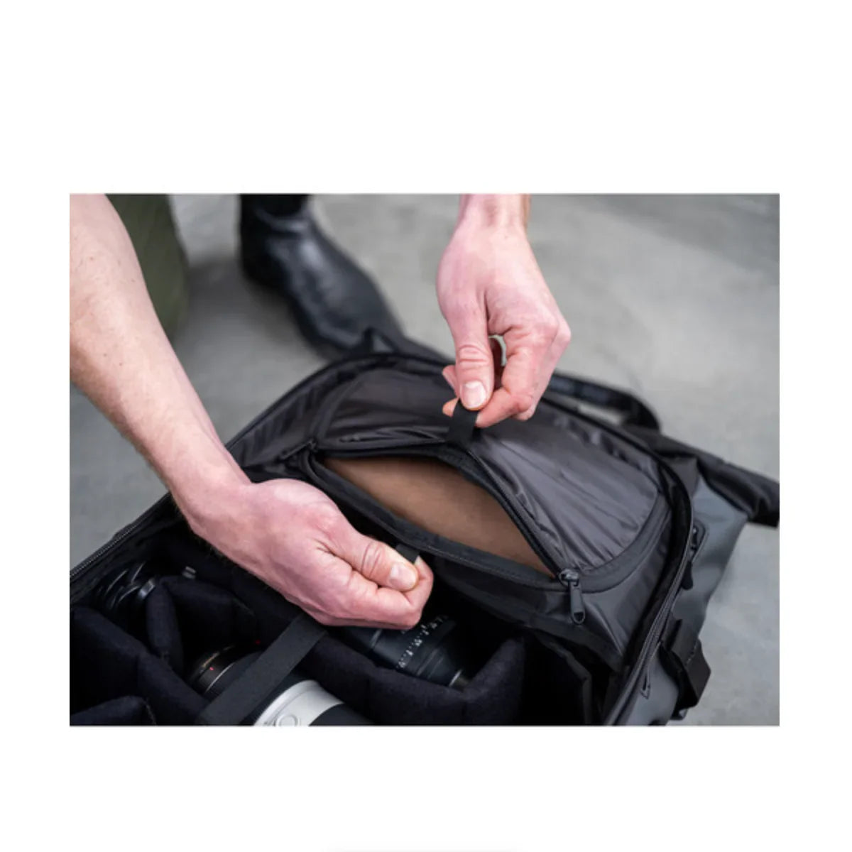 WANDRD PRVKE 21L v2 Photo Backpack and Camera Cube Bundle (Black) at PROCAM | procam.com